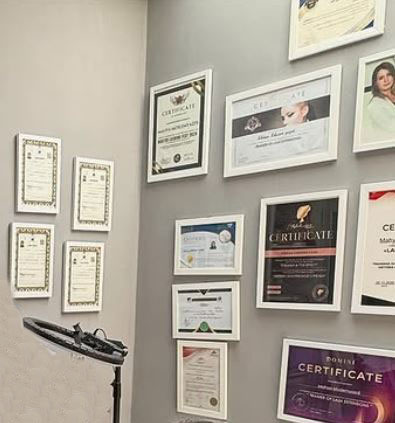 مدارک آموزشگاه فیشیال سمیرا