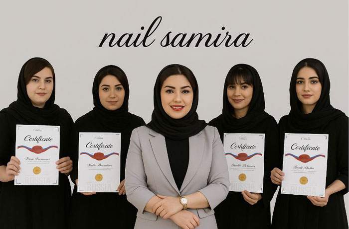 هنرجویان آموزشگاه فیشیال سمیرا