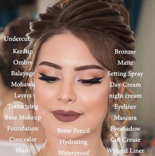 لیست 60 تایی اصطلاحات آرایشگری زنانه