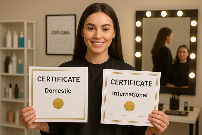 آموزشگاه آرایشگری زنانه با مدرک  فنی و حرفه‌ای